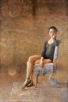 中国 Painting - ヌードバレエ96中国人